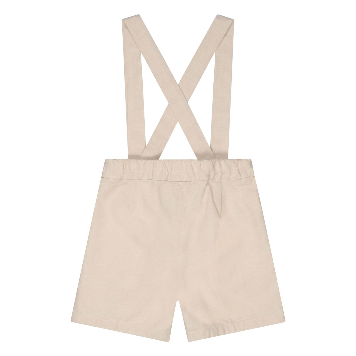 Younger Boys Beige & Ivory Shorts Set, 2, hi-res