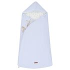 Ivory & Blue Hooded Reversible Nest, 2, hi-res