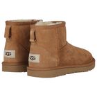 Chestnut Brown Classic Mini II Suede Boots, 2, hi-res