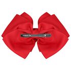 Girls Red Bow Hairclip, 9, hi-res