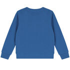 Boys Blue Logo Sweatshirt, 1, hi-res