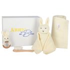 Ivory Baby Blanket & Bunny Comforter Gift Set , 3, hi-res