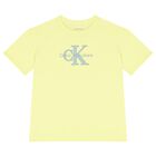 Boys Yellow Logo T-Shirt, 2, hi-res