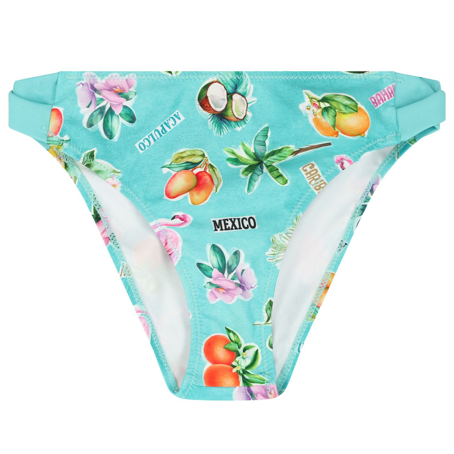 Girls Green Fruits Bikini, 1, hi-res image number null