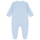 Baby Boys Blue Teddy Bear Logo Babygrow Gift Set, 2, hi-res