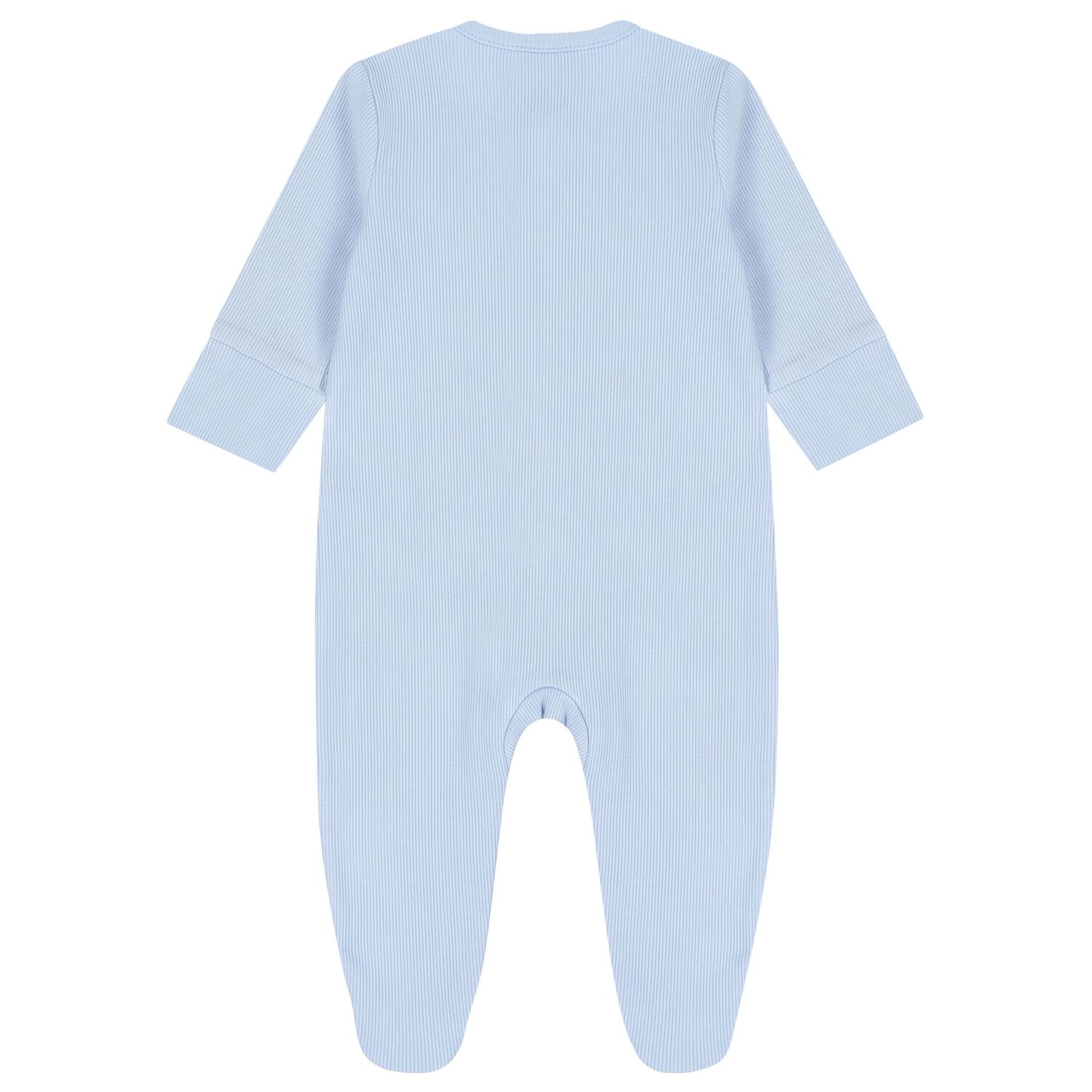 Baby Boys Blue Teddy Bear Logo Babygrow Gift Set, 2, hi-res