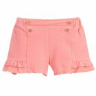 Girls Pink Shorts, 1, hi-res