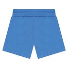 Younger Boys Blue Logo Shorts, 5, hi-res