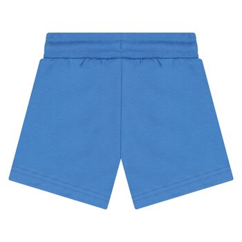 Younger Boys Blue Logo Shorts