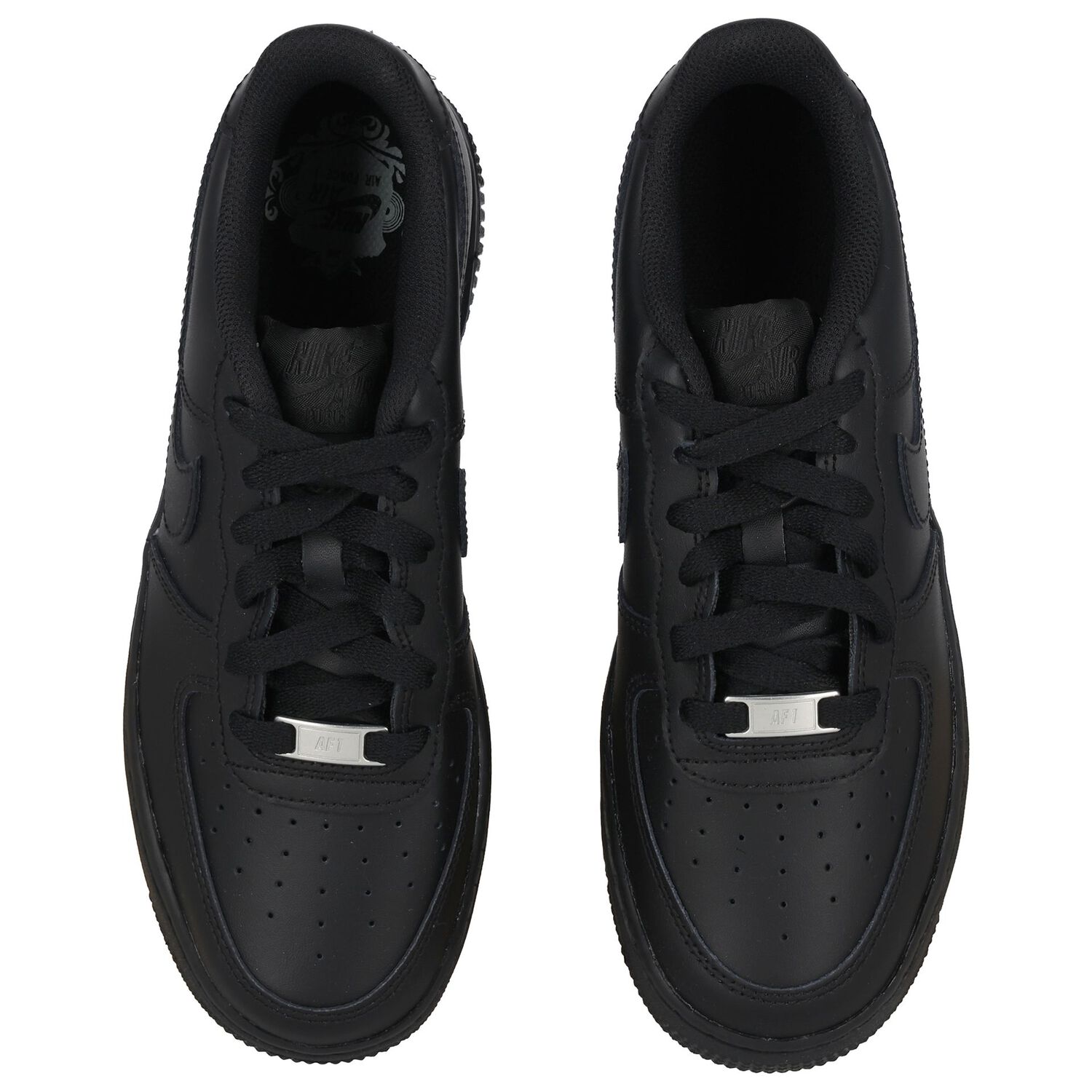 Black Air Force 1 Trainers, 1, hi-res