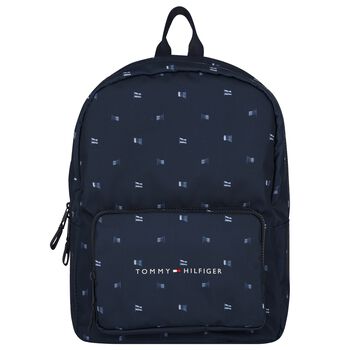 Boys Blue Logo Flag Backpack