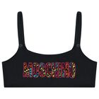 Girls Black Logo Bikini, 1, hi-res