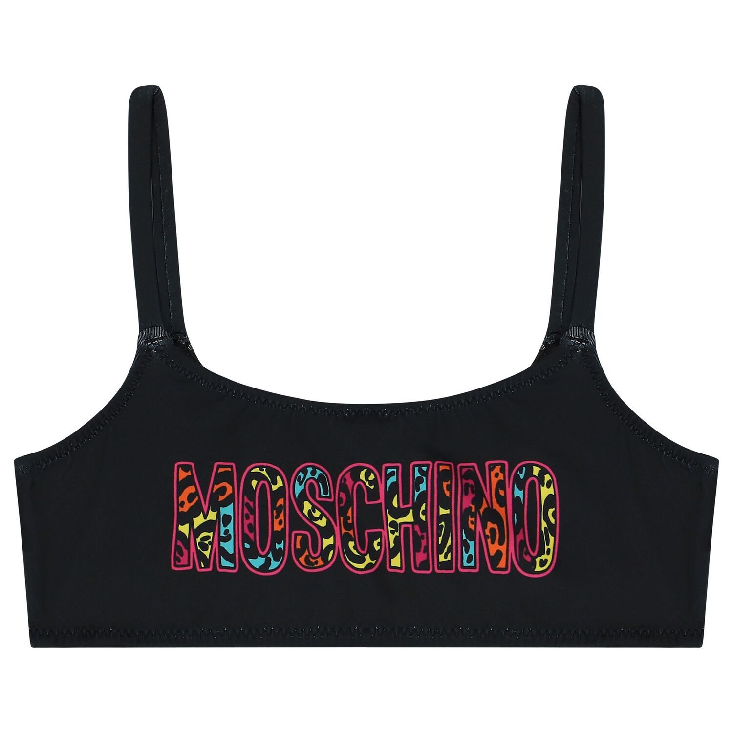 Girls Black Logo Bikini, 1, hi-res image number null