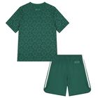 Boys Green Logo Disney Shorts Set, 1, hi-res
