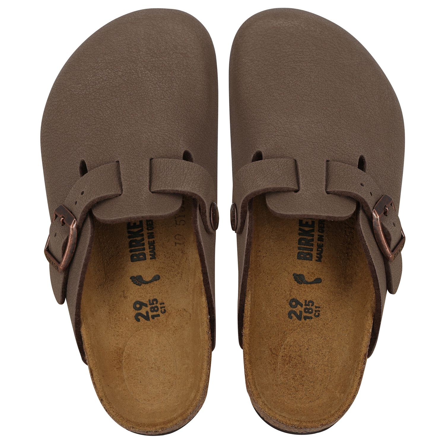 Beige Logo Leather Clog , 1, hi-res