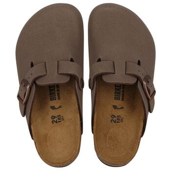 Beige Logo Leather Clog 