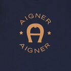Younger Boys Navy Logo T-Shirt, 1, hi-res
