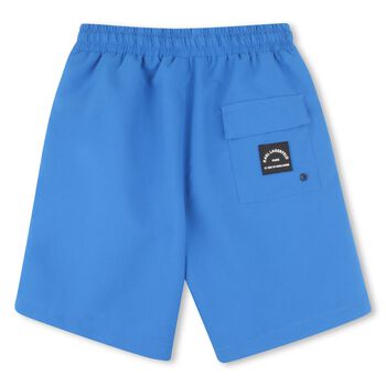 Boys Blue Logo Swim Shorts