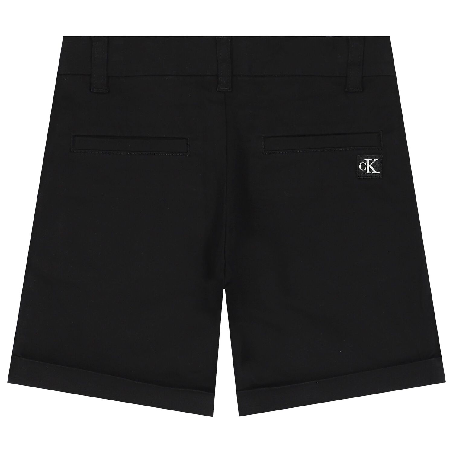 Boys Black Logo Shorts, 1, hi-res