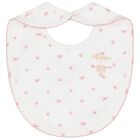 Baby Girls White & Pink Bow Babygrow Set, 1, hi-res