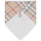 White & Beige Checked Bibs ( 2-Pack ), 1, hi-res