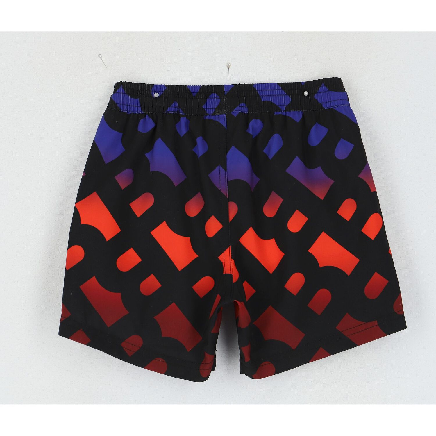 Boys Black Logo Swim Shorts, 1, hi-res image number null