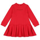 Younger Girls Red Logo Dress Set, 1, hi-res