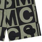 Boys Green & Black Logo Swim Shorts, 1, hi-res