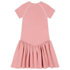Girls Pink Logo Dress, 2, hi-res