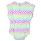 Younger Girls Multi-Coloured Checkered Playsuit, 1, hi-res