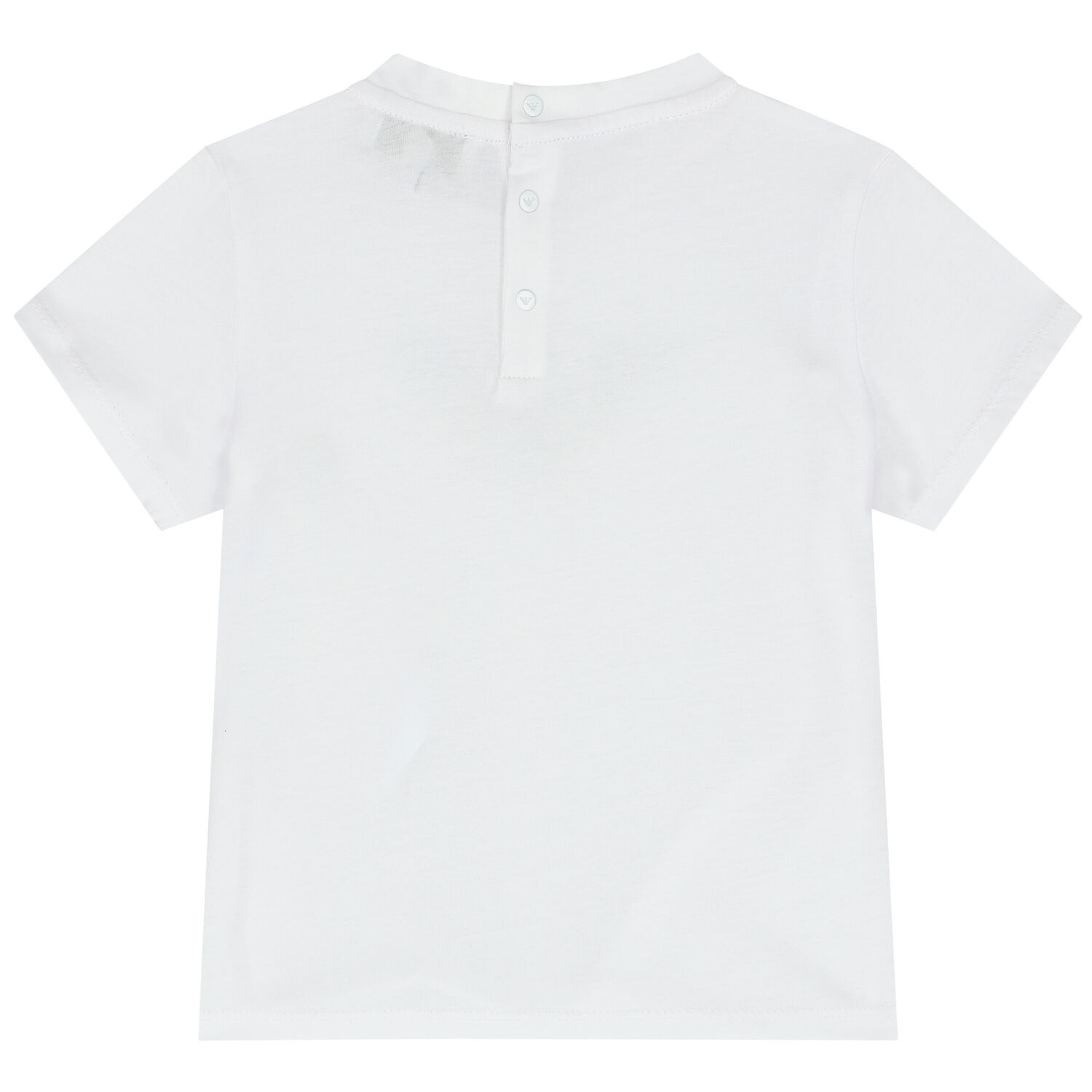 Younger Boys White Logo T-Shirt, 2, hi-res