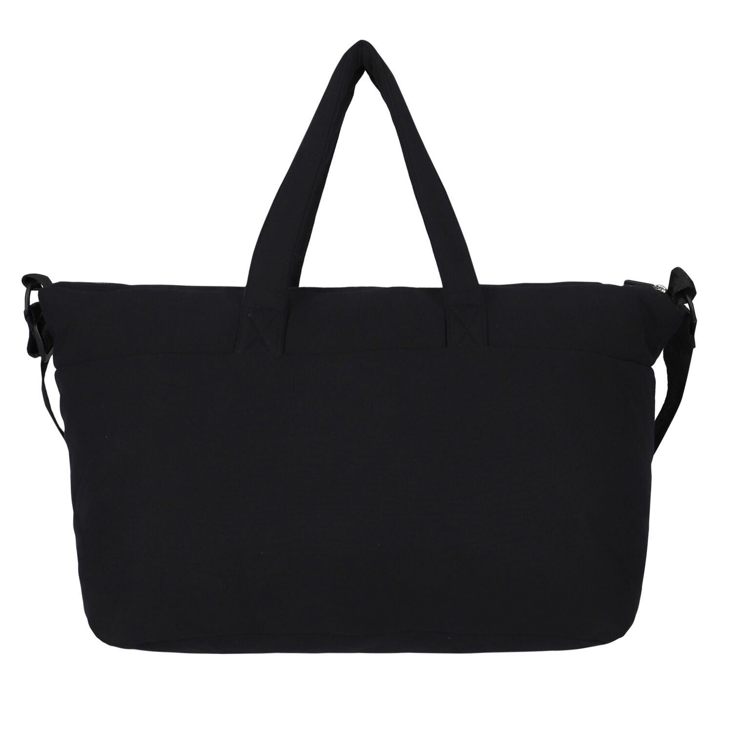 Black Teddy Bear Logo Baby Changing Bag, 1, hi-res