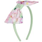 Girls Multi-Colored Logo Bow Headband, 1, hi-res