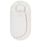 Baby Girls White Logo Bow Nest, 1, hi-res