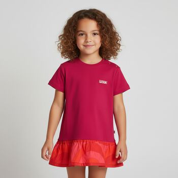 Younger Girls Red Logo Dress