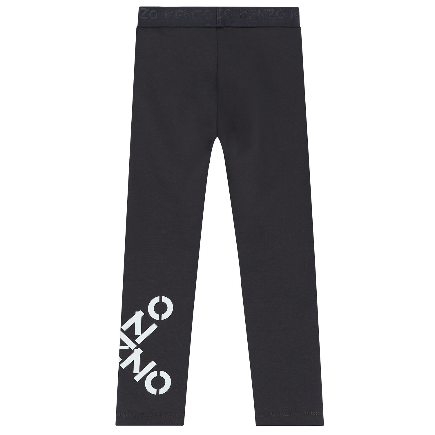 Girls Grey Logo Leggings, 1, hi-res