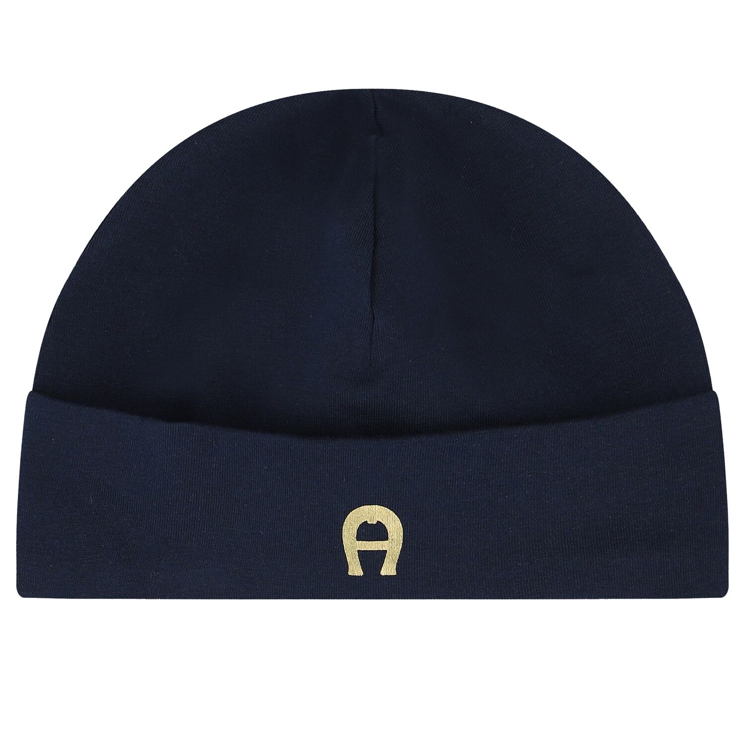 Baby Boys Navy Blue & Gold Hat, 3, hi-res image number null