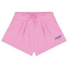 Girls Pink Logo Shorts, 2, hi-res