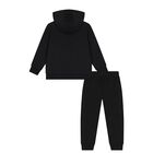 Boys Black Logo Tracksuit, 3, hi-res