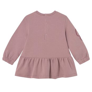 Younger Girls Pink Flower Dress