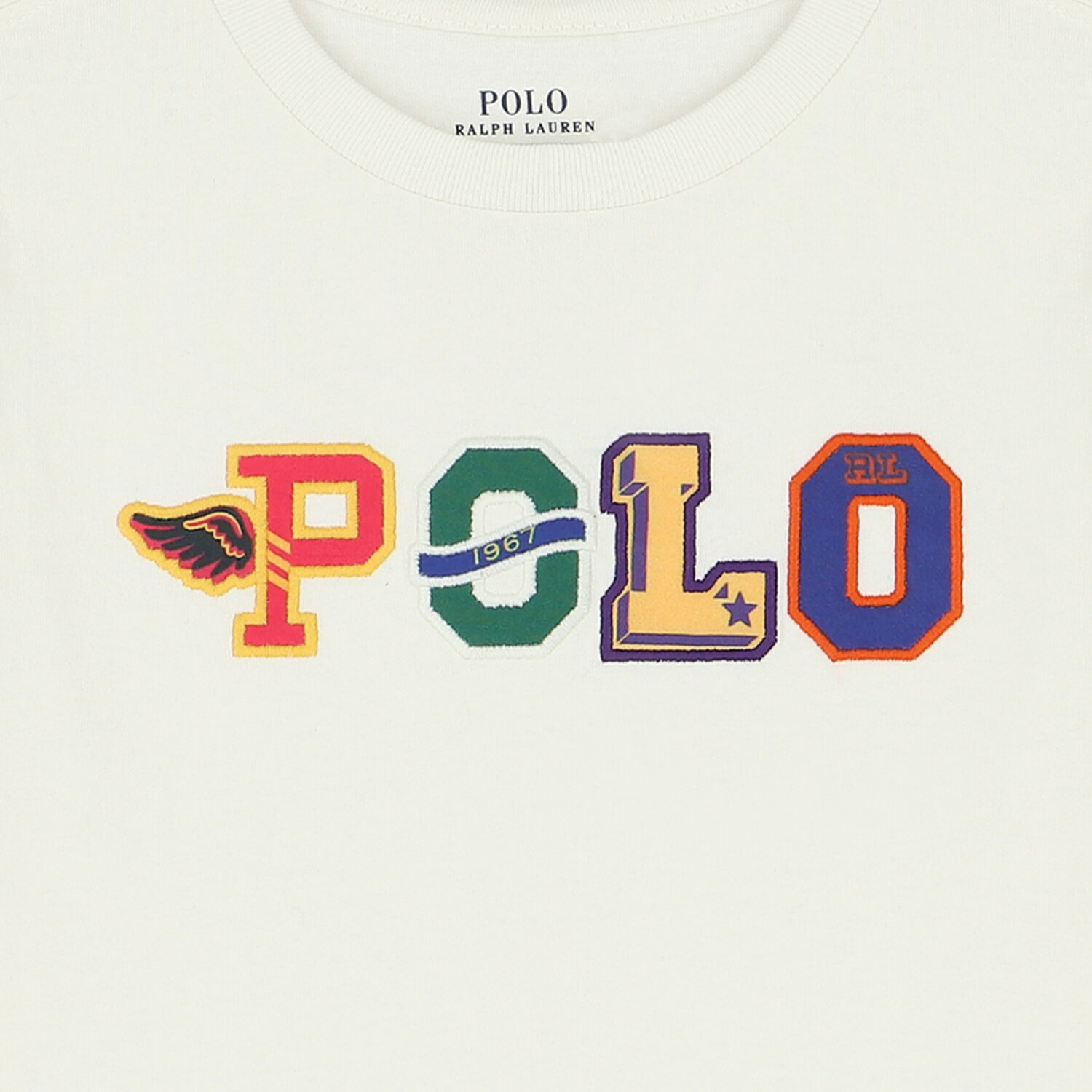 Girls Ivory Logo T-Shirt, 1, hi-res