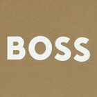 Boys Mini Me Beige Logo T-Shirt, 6, hi-res