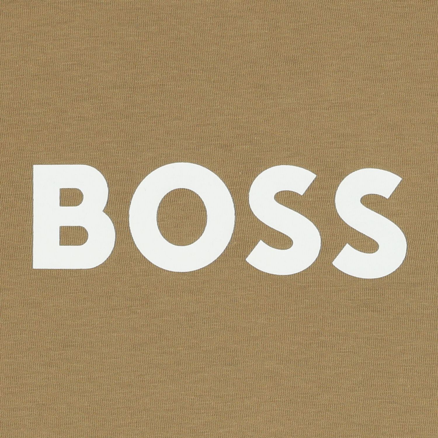 Boys Mini Me Beige Logo T-Shirt, 6, hi-res