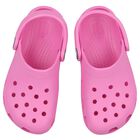 Girls Pink Classic Clogs Sandals, 4, hi-res