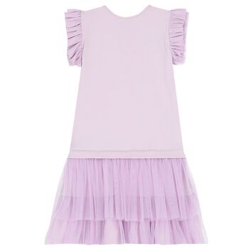 Girls Lilac Embellished Dress