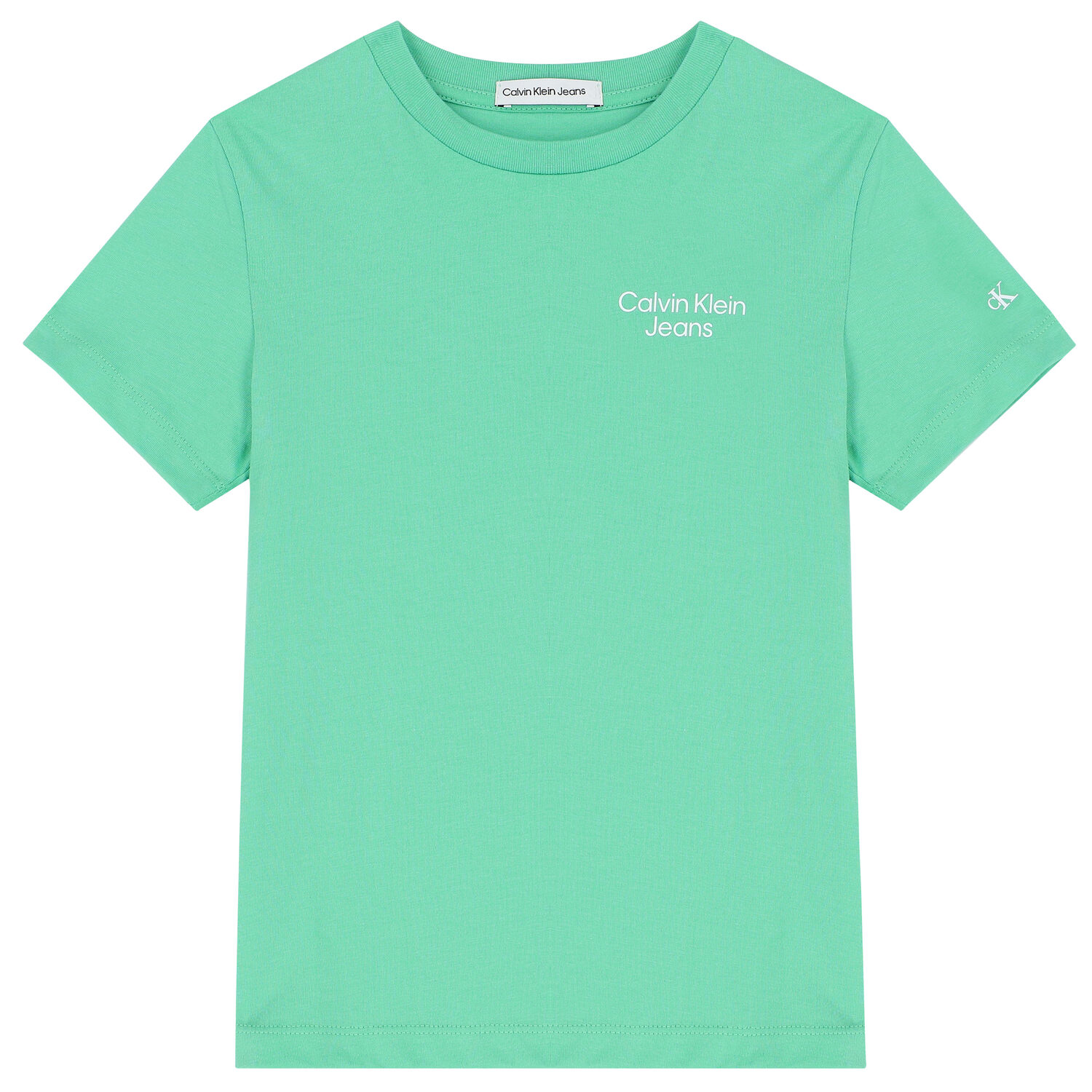 Boys Green Logo T-Shirt, 3, hi-res image number null
