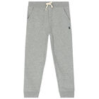 Boys Grey Logo Joggers, 1, hi-res