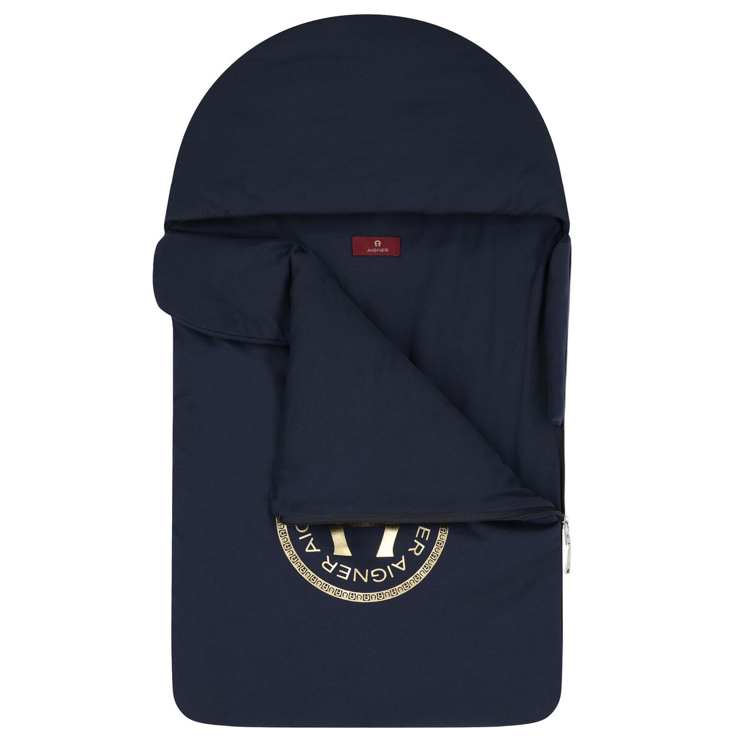 Baby Boys Navy Blue & Gold Logo Nest, 2, hi-res image number null