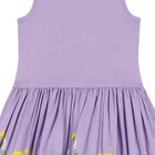 Girls Purple Floral Dress, 1, hi-res