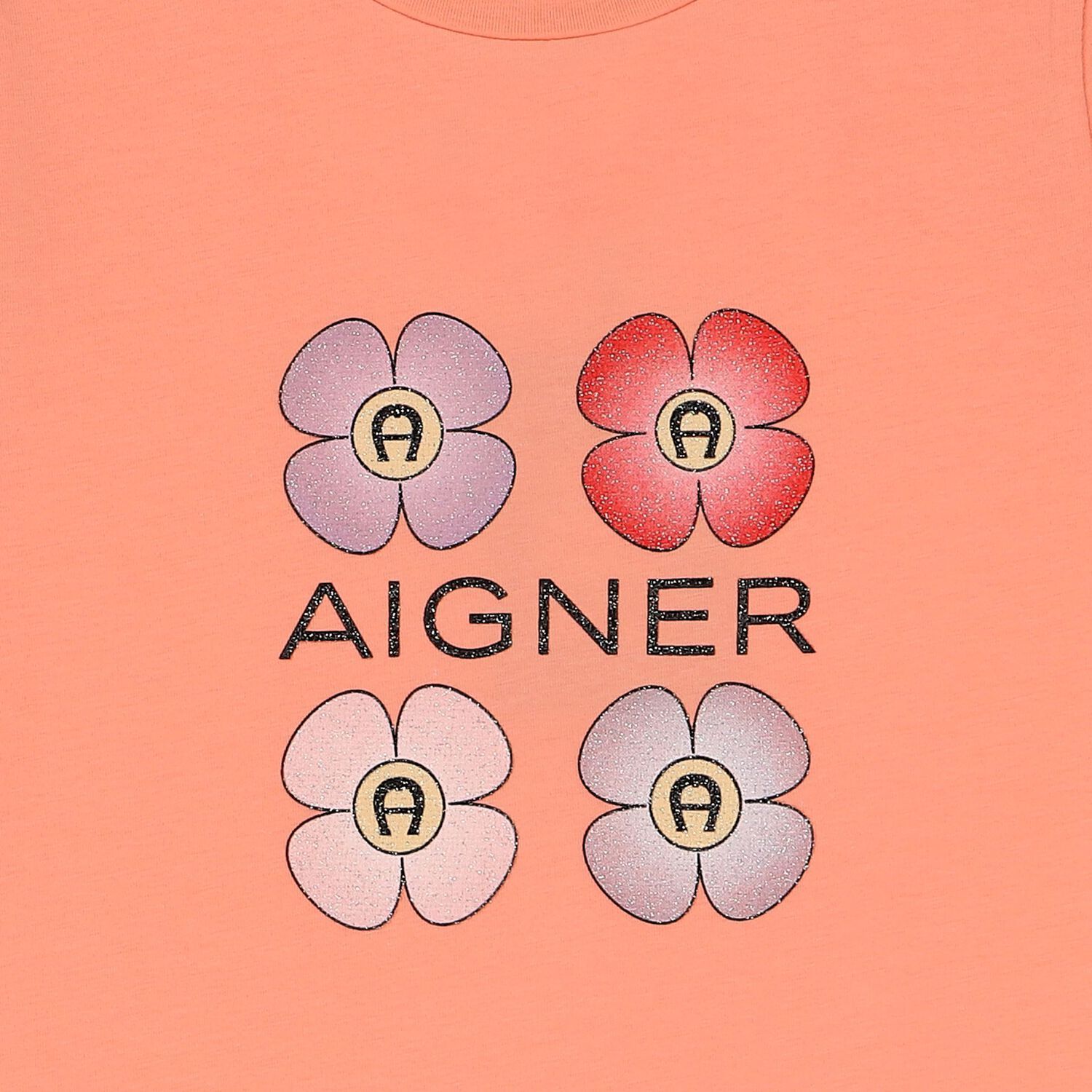 Girls Pink Flower Logo Dress, 1, hi-res